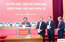 Chung tay ủng hộ đồng bào miền Trung - Tây Nguyên khắc phục hậu quả bão lũ