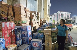 Quảng Ninh: Tiếp nhận hơn 100 tấn hàng ủng hộ Lâm Đồng đợt 2