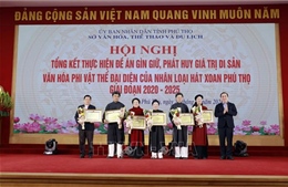 Phát triển các sản phẩm du lịch gắn với Hát Xoan theo hướng bền vững