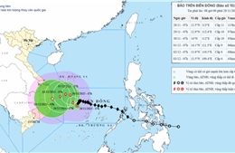 Bão số 15 tiếp tục đổi hướng, cách đảo Song Tử Tây khoảng 260 km