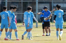 SEA Games 33: U22 Việt Nam tập luyện, chuẩn bị cho trận đấu quan trọng gặp U22 Malaysia