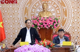 Phó Thủ tướng Bùi Thanh Sơn làm việc tại Lâm Đồng về tình hình khắc phục thiên tai