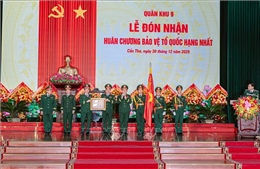 Bộ Tư lệnh Quân khu 9 đón nhận Huân chương Bảo vệ Tổ quốc hạng Nhất