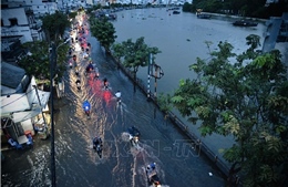 Đề phòng triều cường gây ngập úng ở các khu vực trũng, thấp ven biển Đông Nam Bộ