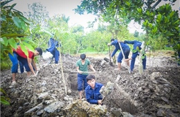 Tìm thấy thêm hài cốt liệt sĩ tại xã Phú Hựu, tỉnh Đồng Tháp