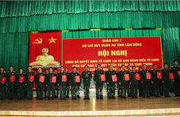 Tổ chức lại Ban Chỉ huy Quân sự cấp xã phù hợp mô hình chính quyền địa phương hai cấp