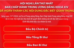 Hội nghị lần thứ nhất Ban Chấp hành Trung ương Đảng khóa XIV hoàn thành các nội dung đặc biệt quan trọng