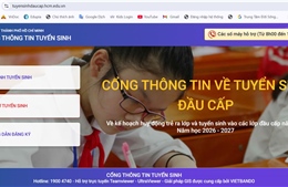 TP Hồ Chí Minh: Rà soát dữ liệu học sinh phục vụ tuyển sinh đầu cấp trực tuyến