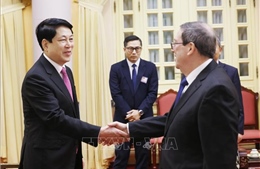 Chủ tịch nước tiếp Đặc phái viên Đảng, Nhà nước Cuba, Bộ trưởng Ngoại giao Cuba