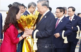 Tổng Bí thư Tô Lâm bắt đầu chuyến thăm cấp Nhà nước tới Vương quốc Campuchia