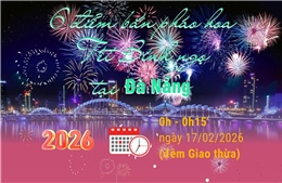 6 điểm bắn pháo hoa Tết Nguyên đán Bính Ngọ tại Đà Nẵng