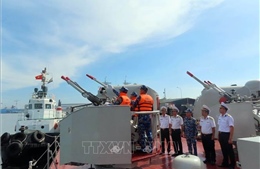 Kiểm tra tính sẵn sàng chiến đấu của lực lượng tàu chiến