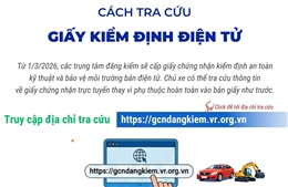 Cách tra cứu giấy chứng nhận kiểm định điện tử