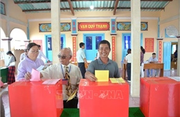 Niềm vui và tự hào của cử tri đặc khu Phú Quý trong Ngày hội non sông