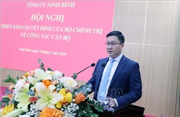 Đồng chí Trần Đăng Quỳnh giữ chức Phó Bí thư Tỉnh ủy Ninh Bình