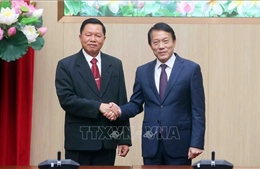 Thúc đẩy quan hệ hợp tác gắn bó giữa hai Bộ Công an Việt Nam - Lào