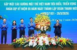 Thủ tướng Chính phủ gặp mặt các Gương mặt trẻ Việt Nam tiêu biểu