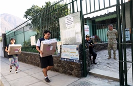 Peru tiến hành tổng tuyển cử