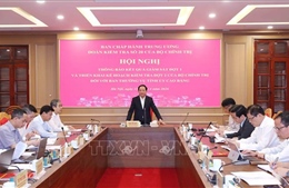 Thông báo Kết luận kiểm tra, giám sát với Ban Thường vụ Tỉnh ủy Cao Bằng