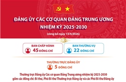 Đảng ủy Các cơ quan Đảng Trung ương nhiệm kỳ 2025-2030