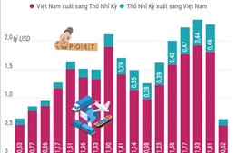 Thương mại song phương Việt Nam - Thổ Nhĩ Kỳ
