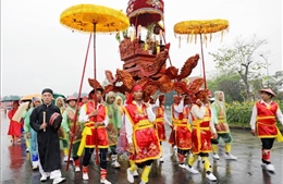 Nghi lễ rước kiệu về Đền Hùng