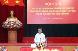 Thường trực Ban Bí thư chủ trì Hội nghị giao ban Quý I/2026