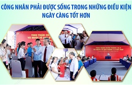 Tổng Bí thư, Chủ tịch nước Tô Lâm: Công nhân phải được sống trong những điều kiện ngày càng tốt hơn