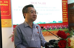 Trưởng Ban Chính sách, Chiến lược Trung ương Nguyễn Thanh Nghị tiếp xúc cử tri Đắk Lắk