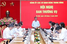 Thường trực Ban Bí thư chủ trì Hội nghị Ban Thường vụ Đảng uỷ các cơ quan Đảng Trung ương