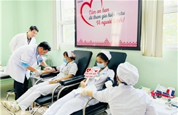 Điểm hiến máu cố định giúp bệnh viện chủ động được nguồn máu dự trữ