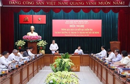 Thông qua kết quả kiểm tra tại Ban Thường vụ Thành ủy TP Hồ Chí Minh