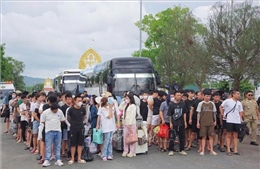 Tiếp nhận 109 công dân Việt Nam do cơ quan chức năng Campuchia trao trả