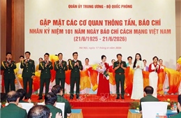 Quân ủy Trung ương - Bộ Quốc phòng gặp mặt các cơ quan Thông tấn, báo chí