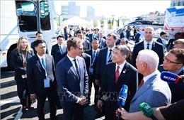 Thủ tướng thăm triển lãm tiềm lực công nghiệp, công nghệ cao và xuất khẩu của Tatarstan, LB Nga