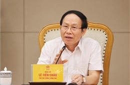 Phó Thủ tướng Lê Tiến Châu họp về dự thảo đề án công tác xây dựng pháp luật
