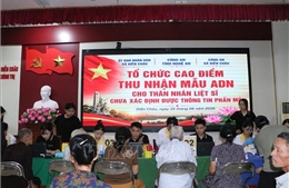 Nghệ An: Thần tốc thu nhận hơn 21.000 mẫu ADN thân nhân liệt sĩ