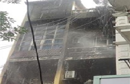 Hải Phòng: Cháy lớn thiêu rụi căn nhà 3 tầng