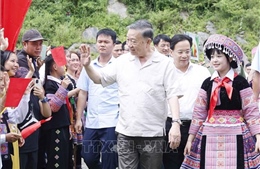 Tổng Bí thư, Chủ tịch nước dự Ngày hội Toàn dân bảo vệ an ninh Tổ quốc tại Sơn La