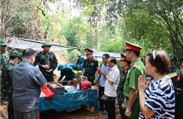 Khai quật, cất bốc các phần mộ liệt sĩ tại khu vực đồi Đá Vôi