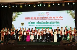 Kết nối sản xuất, tiêu thụ, xây dựng hệ sinh thái sầu riêng bền vững
