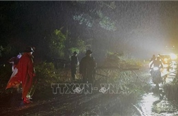 Mưa lũ, sạt lở đất làm 1 người chết và nhiều thiệt hại tại các địa phương