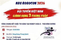 ABU Robocon 2026: Đội tuyển Việt Nam giành hạng 3 chung cuộc