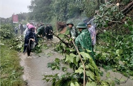 Mưa lũ gây sạt lở, ngập úng trên nhiều tuyến đường miền Bắc