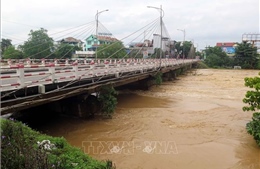 Thái Nguyên: Lũ trên sông Cầu dâng cao