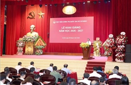 Thường trực Ban Bí thư dự Lễ khai giảng tại Học viện Chính trị quốc gia Hồ Chí Minh
