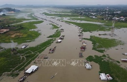 Mưa lớn, mực nước sông Đồng Nai dâng cao, cảnh báo ngập vùng thấp