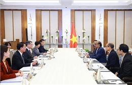 Thủ tướng Lê Minh Hưng tiếp Chủ tịch Tập đoàn GMR của Ấn Độ