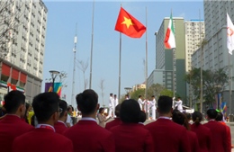 ASIAD 2018: Lễ thượng cờ của đoàn Thể thao Việt Nam