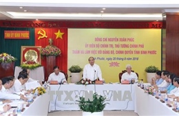 Thủ tướng Nguyễn Xuân Phúc: Bình Phước cần tập trung phát triển kinh tế tư nhân